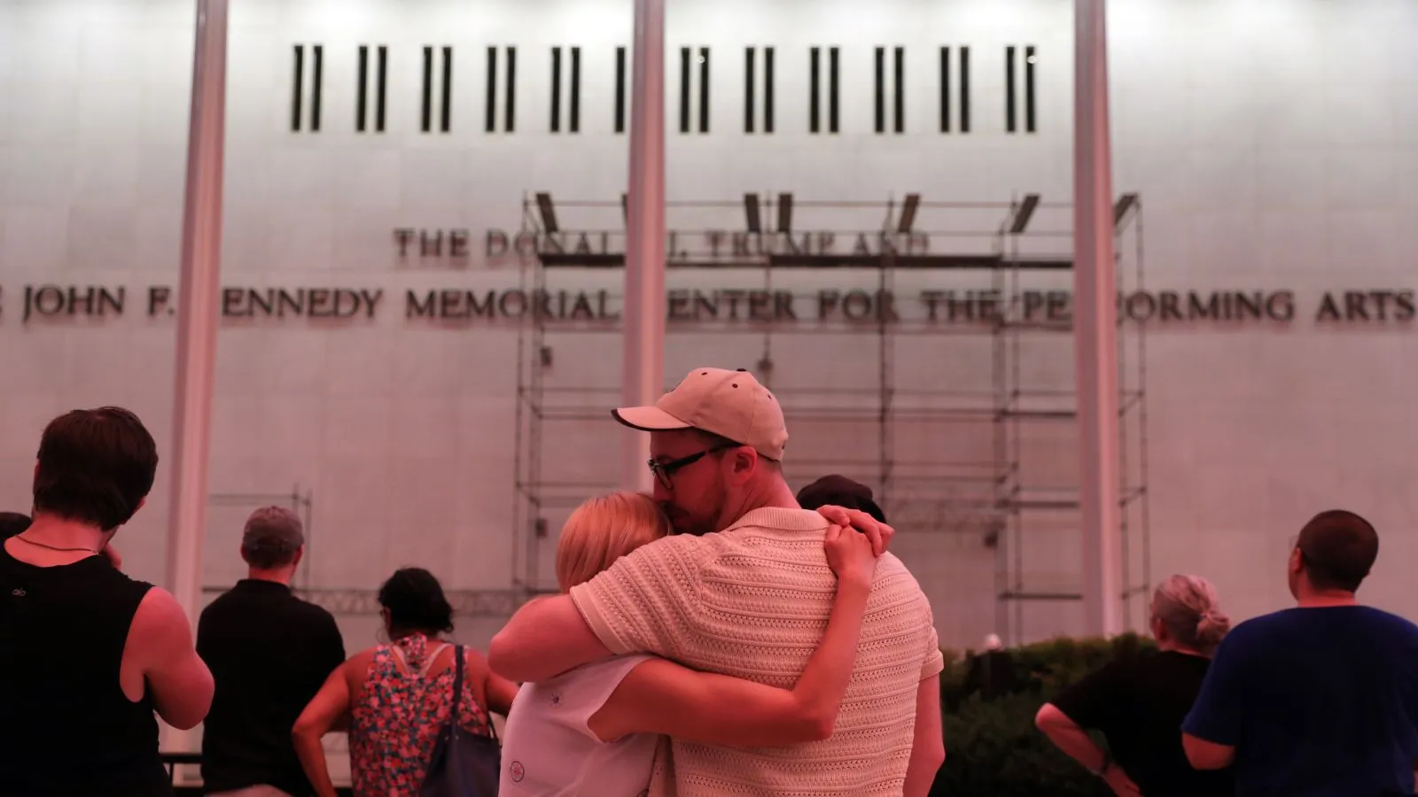 Kennedy Center Workers Overnight Erase Trump Branding, Say “It Was Cluttering the Aesthetic of the Building”