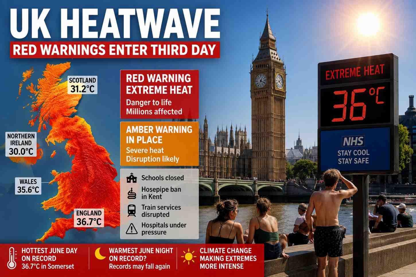 Red Heat Warnings Return, Ice Cream Declares National Emergency