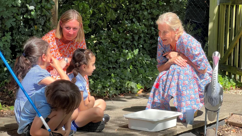 Children Bring the Gardening Skills, Duchess Brings the Headlines