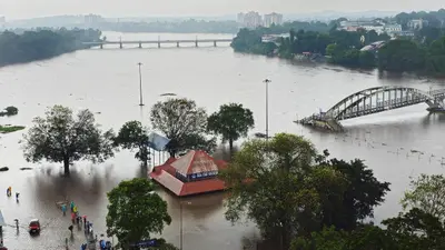 Kerala Battles Relentless Rain,  8 Dead, 13 Injured and 8 Still Missing