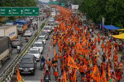 Kanwar Yatra 2026- Delhi,NCR Traffic Says ‘Har Har Mahadev’ and ‘Good Luck’