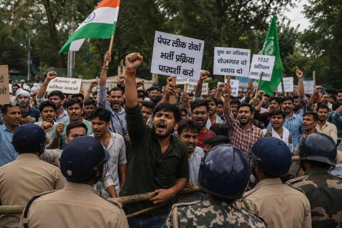 Jobs Still Pending, Patience Expired, Jharkhand Aspirants Take to the Streets
