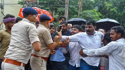 ABVP March Against Police Action Meets More Police Action.