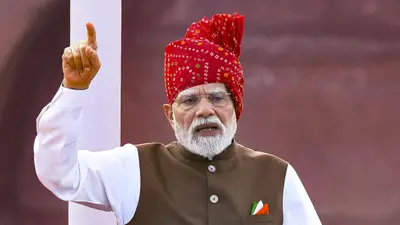 PM Modi Goes for the Short Version, Red Fort Speech End at 75 Minutes!